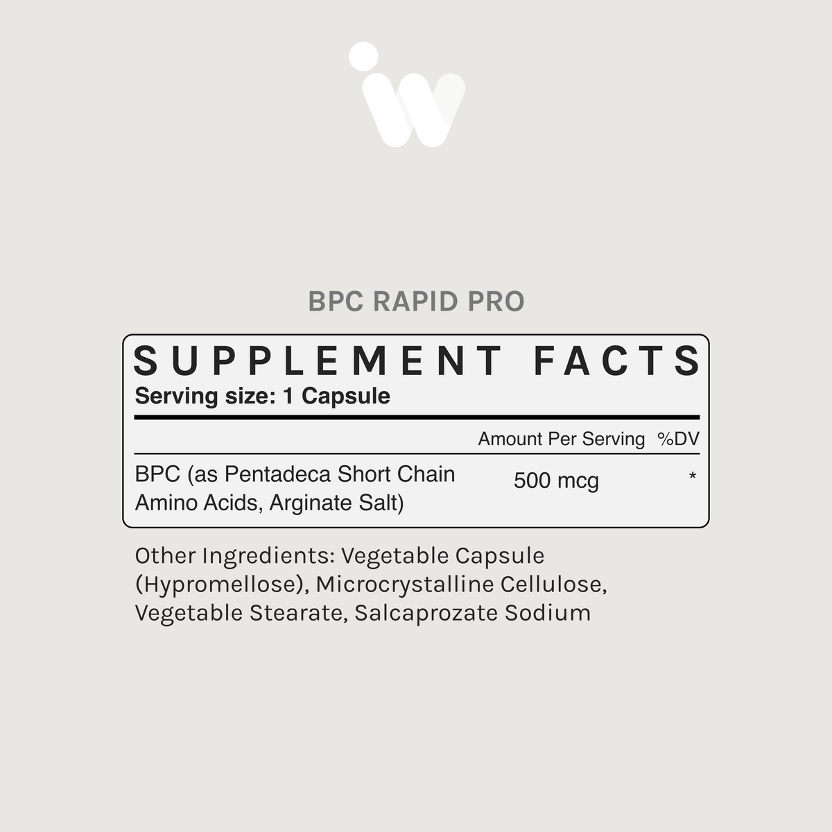 BPC RAPID PRO - 500MCG CAPSULES