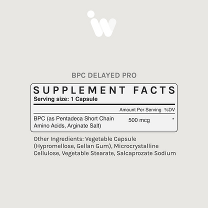 BPC DELAYED PRO - 500mcg CAPSULES